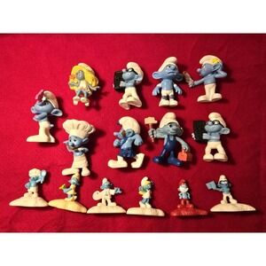 Smurfs McDonald's Happy Meal Toys 2011 2013 Lot of 15 /0435